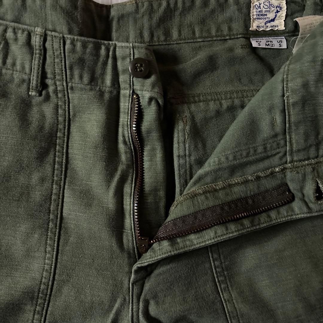 おまけ付【orSlow】SLIM FIT FATIGUE PANTS size2