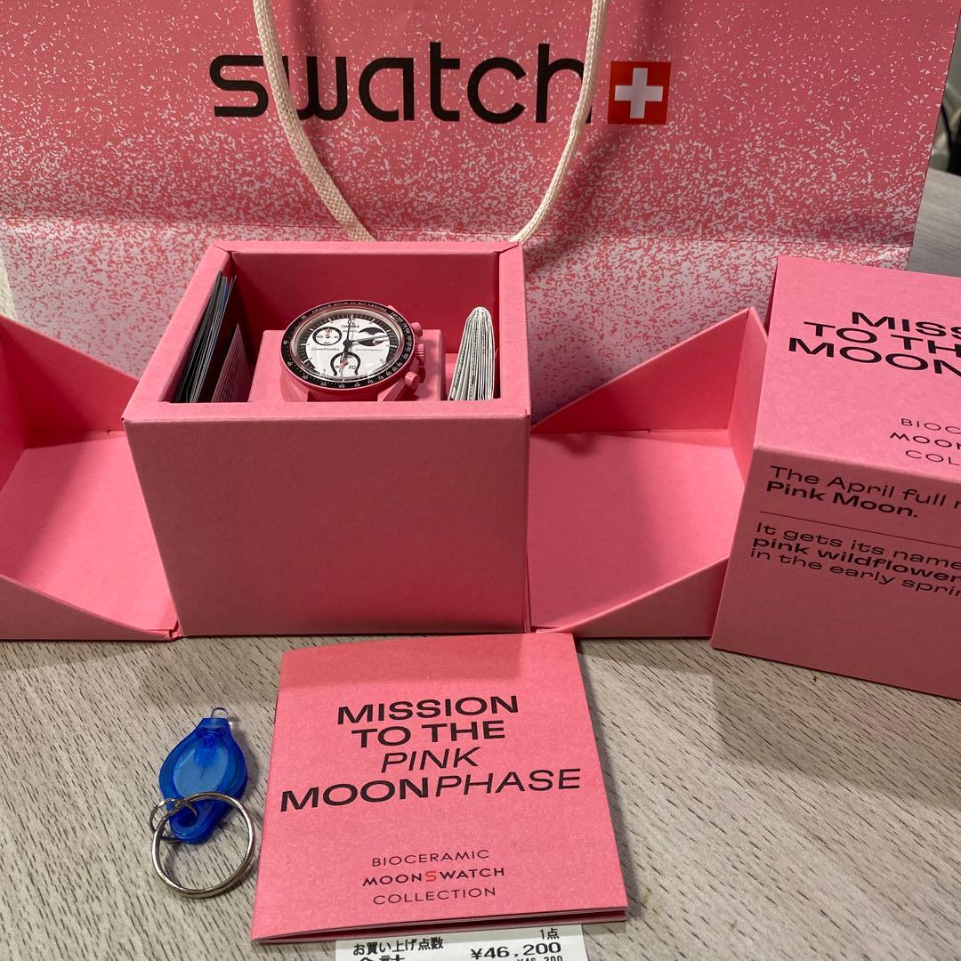 時計 SWATCH Mission to the Pink Moonphase