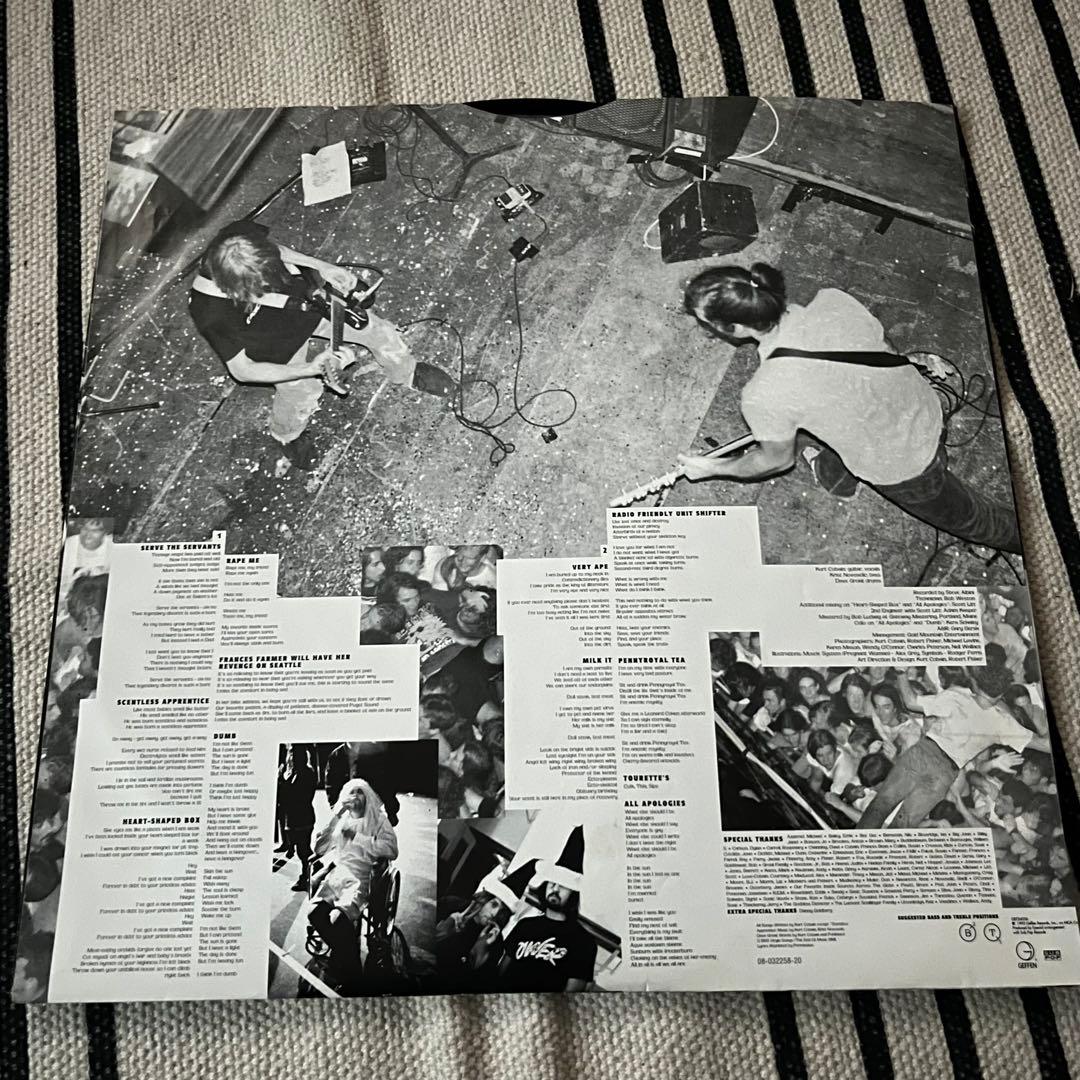 NIRVANA ニルヴァーナ アナログ LP レコード IN UTERO