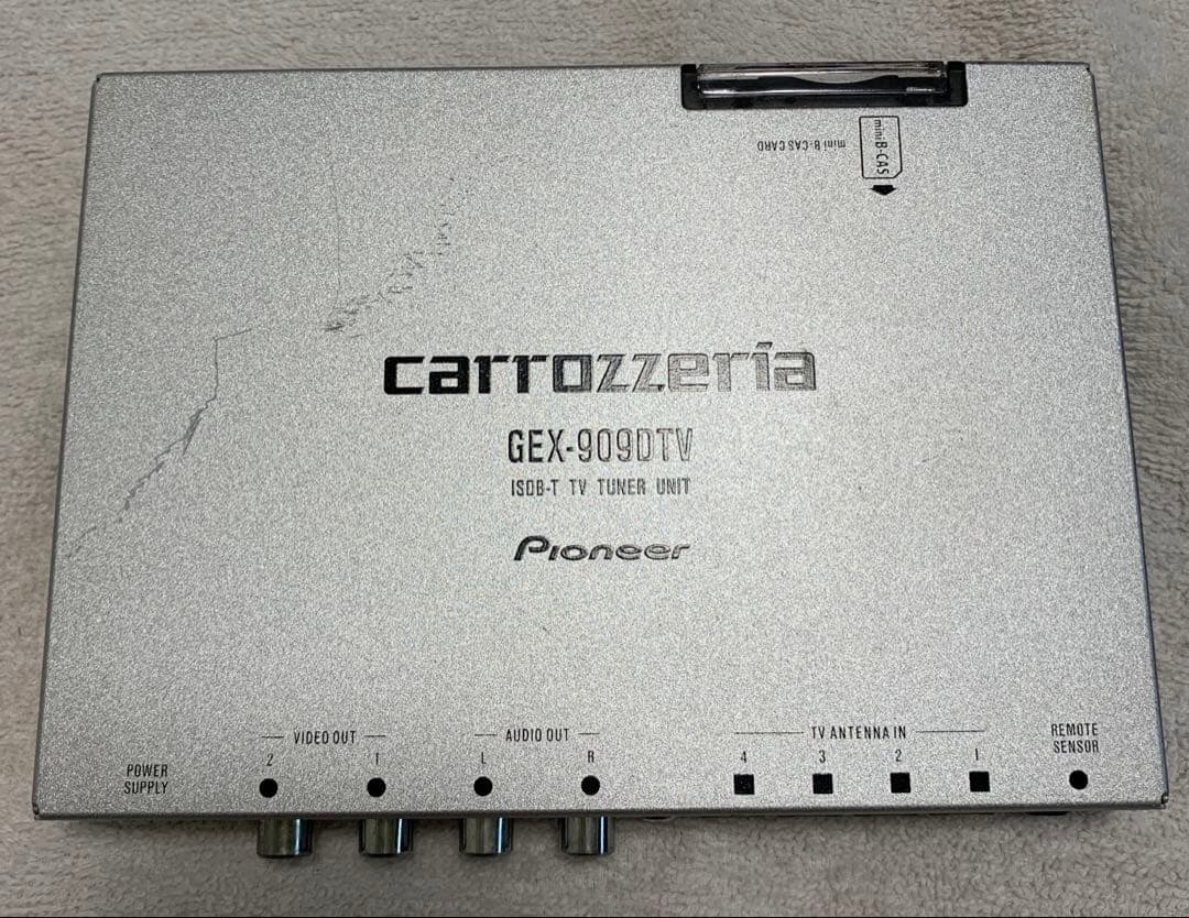 Pioneer カロッツェリア GEX-909DTV 地デジチューナ
