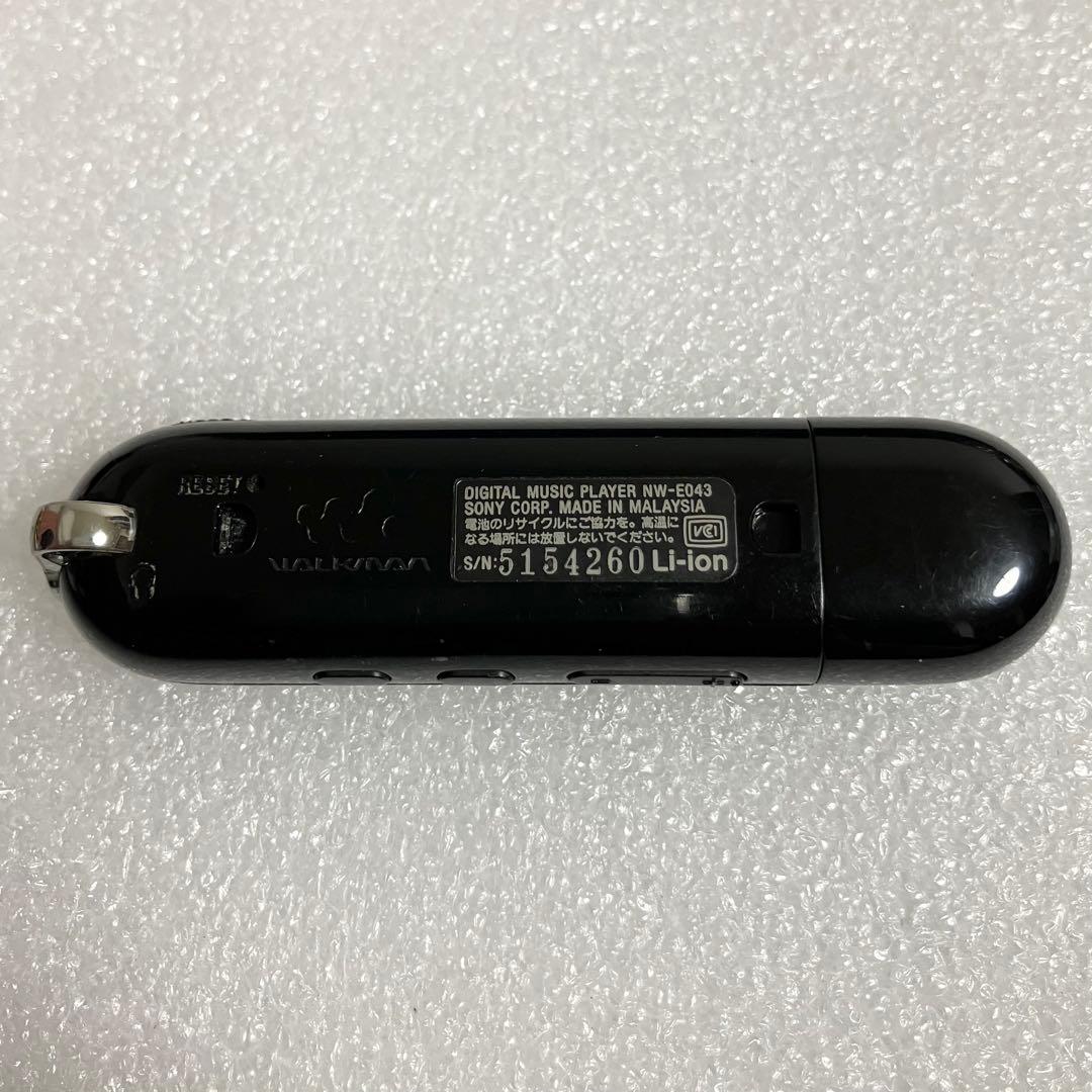 【動作確認済】ソニー　NW-E043 ウォークマン 4GB くろ