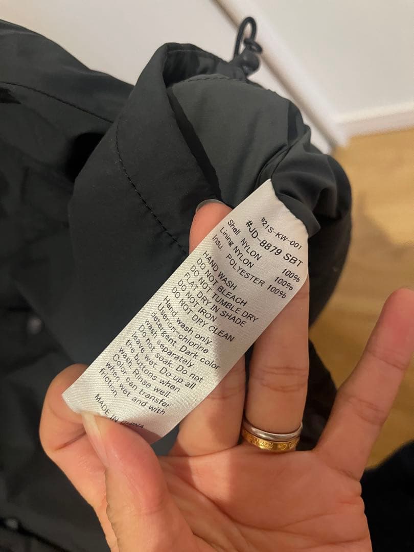 美品 ダントン ナイロンベスト インサレーション　 グレー M