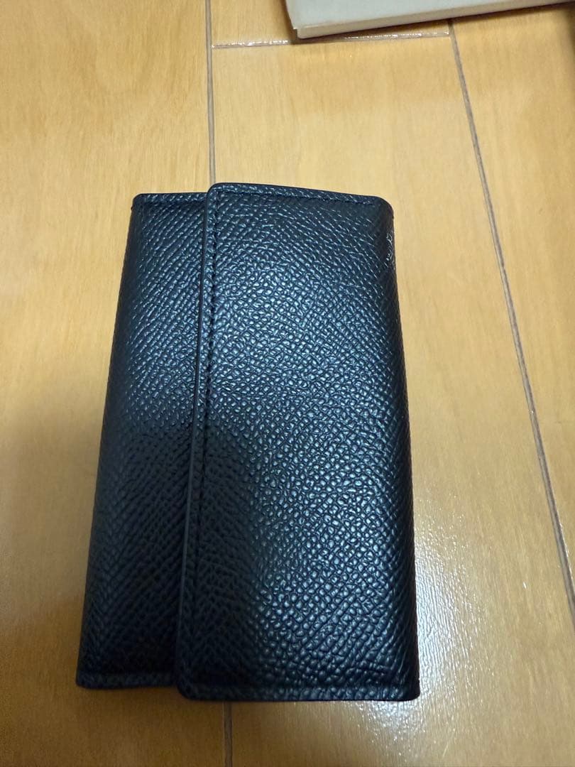 Maison Margiela ブラック レザー キーケース