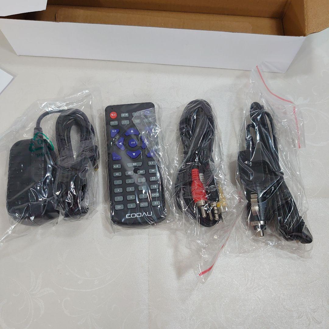 未使用◆COOAU 15.6型 ポータブルDVDプレーヤー 大画面 回転