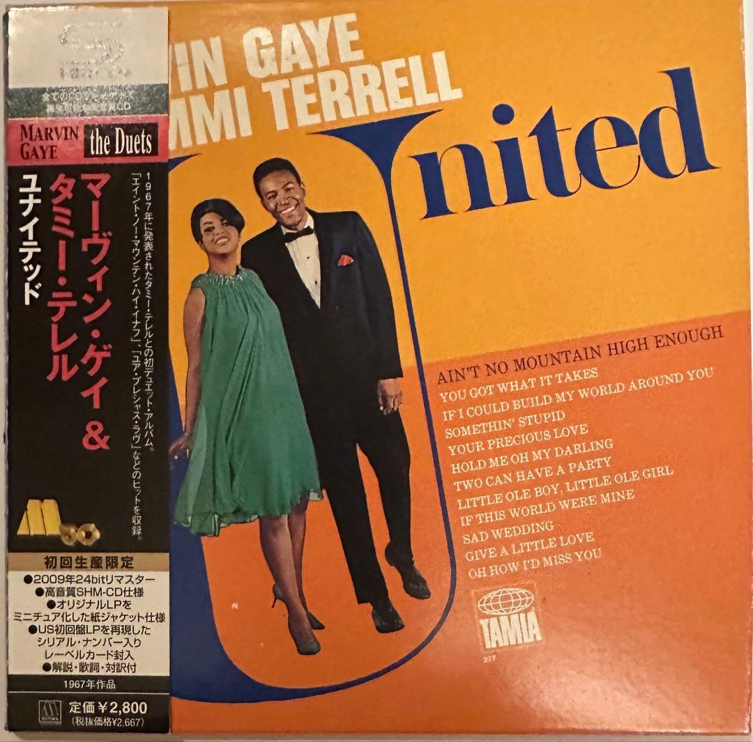 ユナイテッド(紙ジャケット)／マーヴィン・ゲイ&タミー・テレル￼