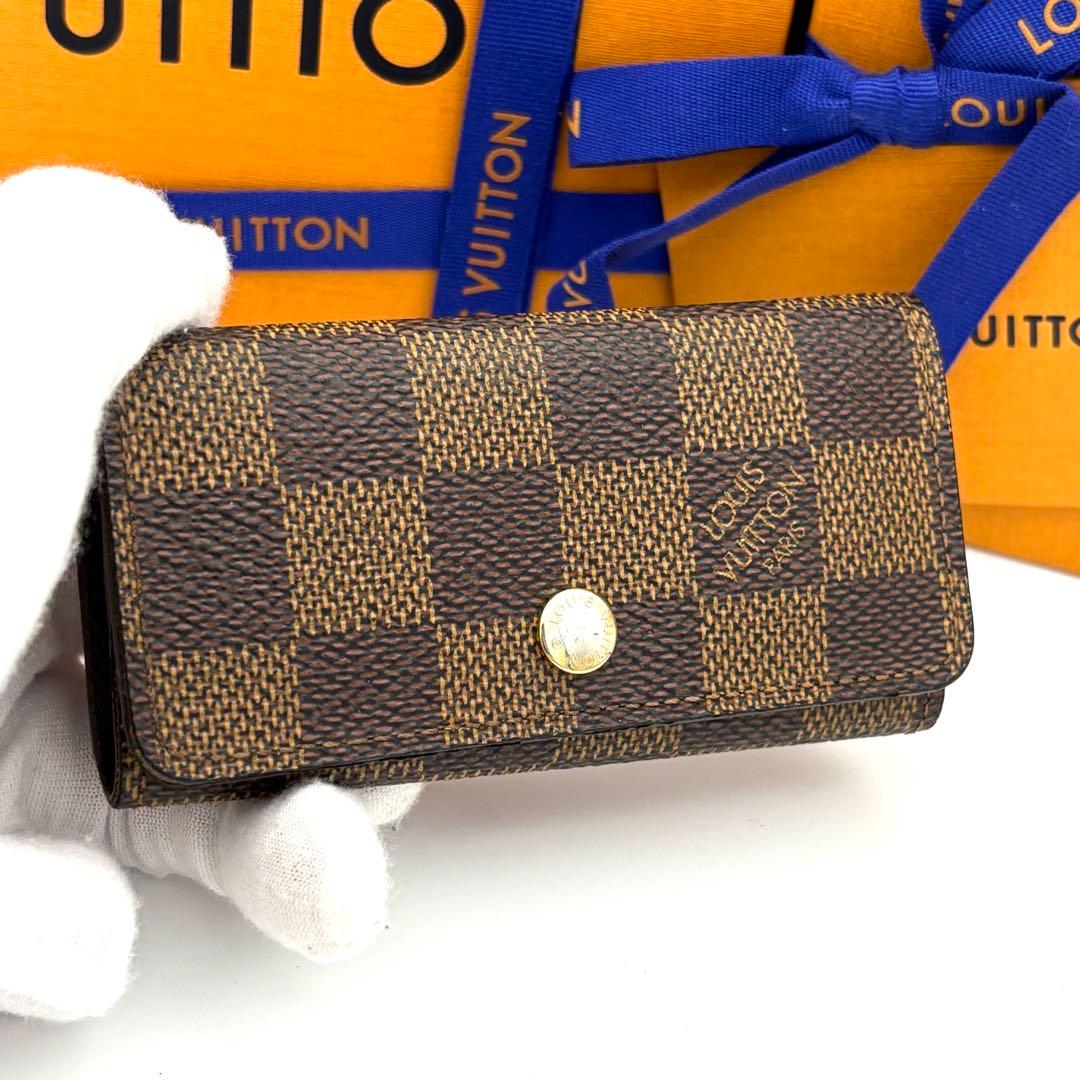 ☆美品☆ルイヴィトン ダミエ 4連キーケース ミュルティクレ4