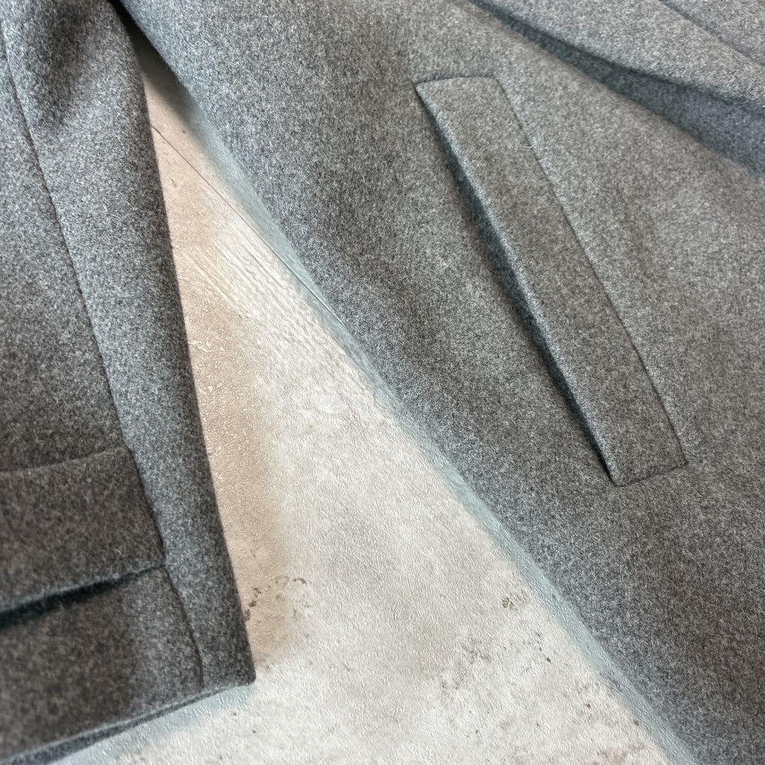 【美品】SACRA サクラ ウールコート グレー ロングコート 日本製 38