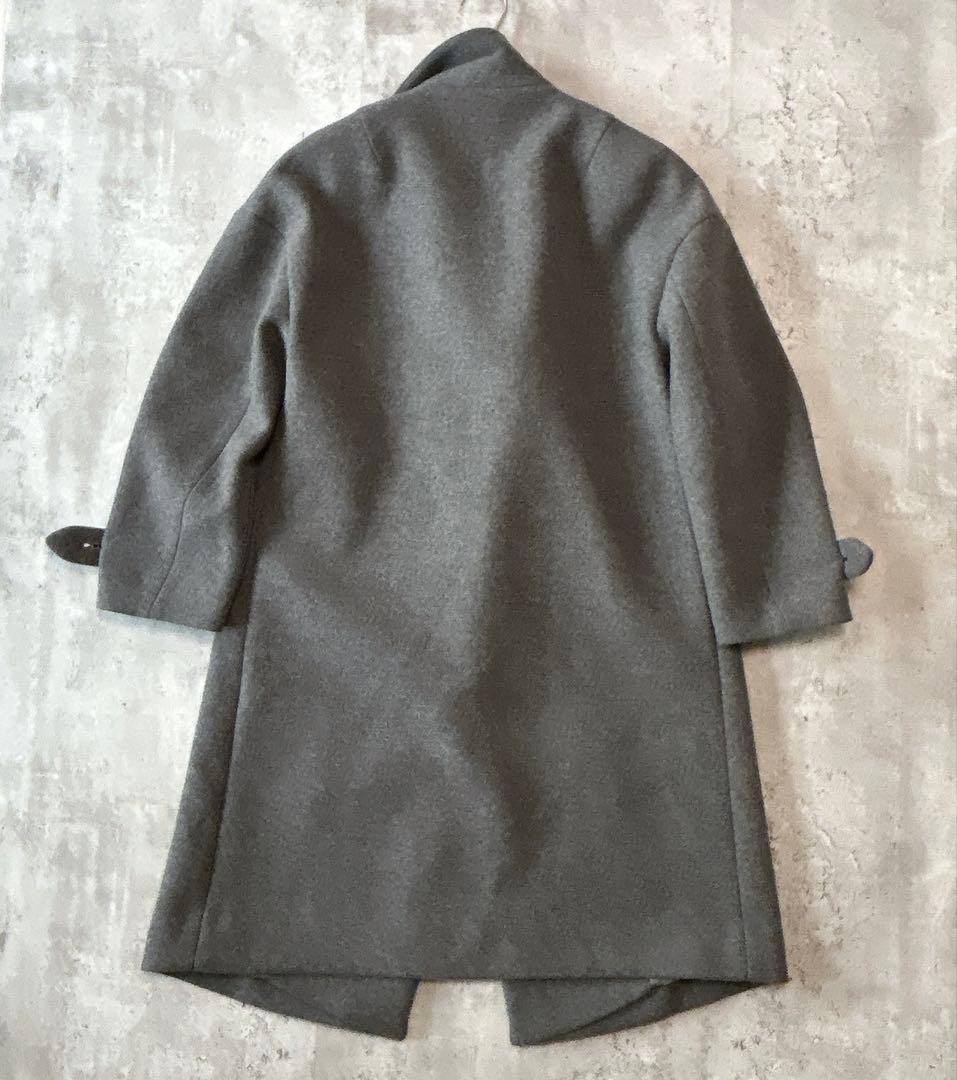 【美品】SACRA サクラ ウールコート グレー ロングコート 日本製 38
