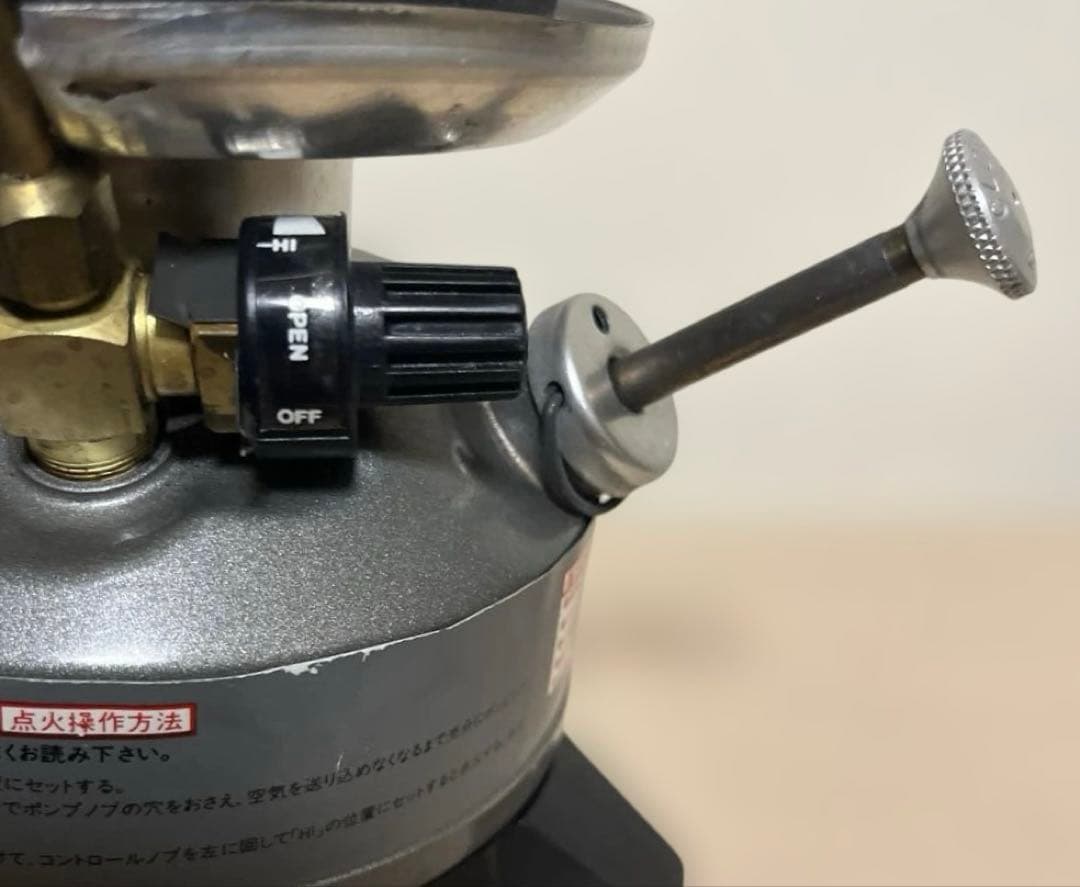 コールマン ピークワン 550B USA製 90年 ケース グリッパー 取説付