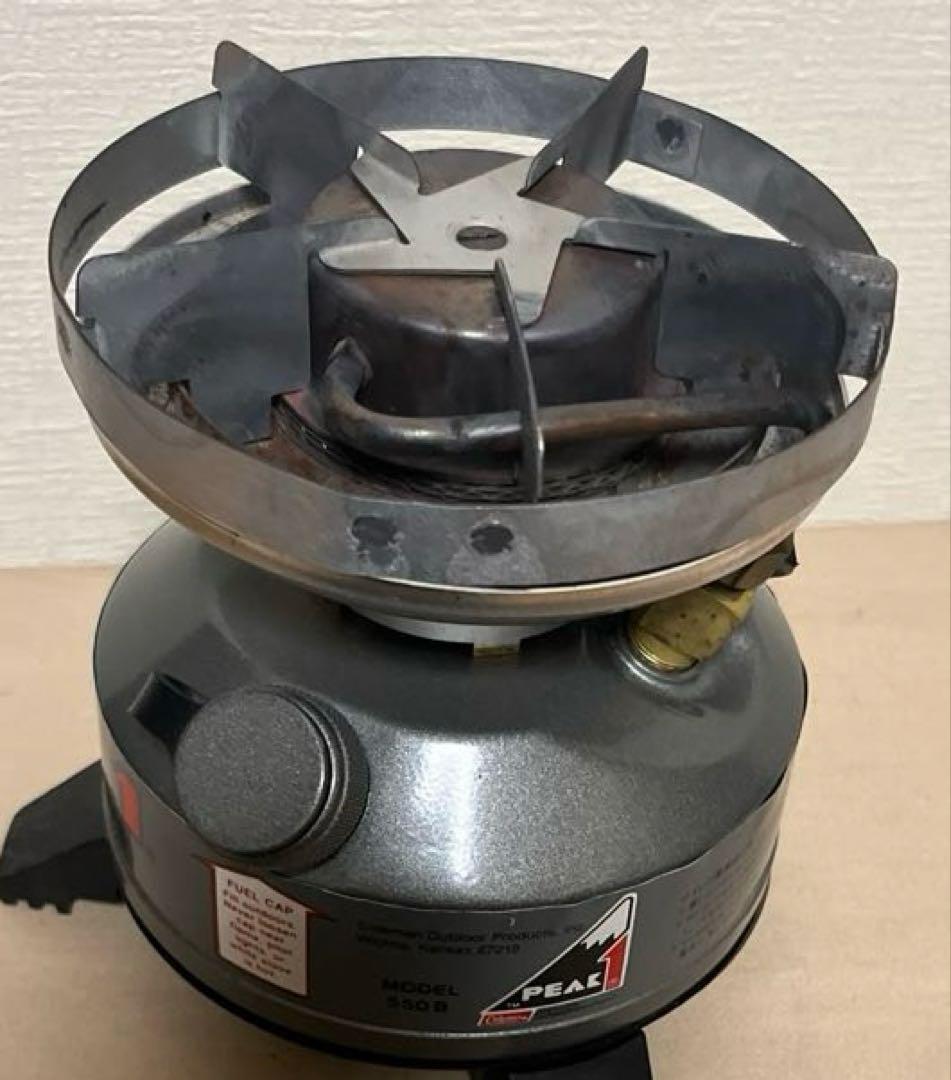 コールマン ピークワン 550B USA製 90年 ケース グリッパー 取説付