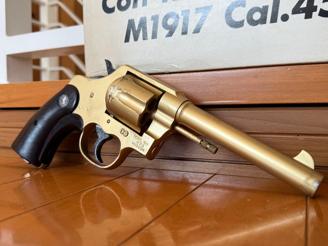 貴重！ ハドソン コルト M1917 SMG 金属 モデルガン リボルバー