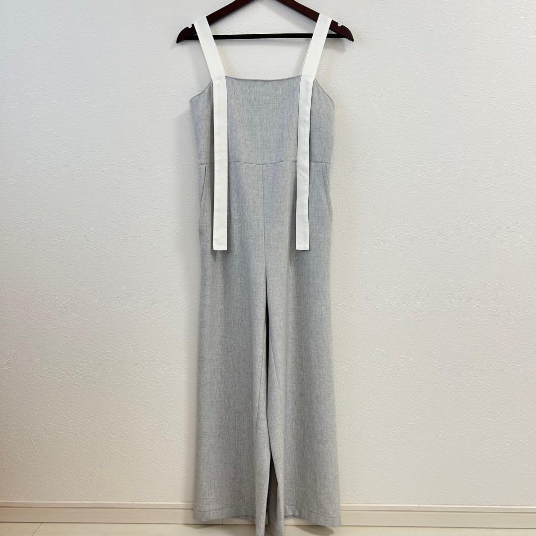 【新品タグ付き】maison raview バイカラーロンパース