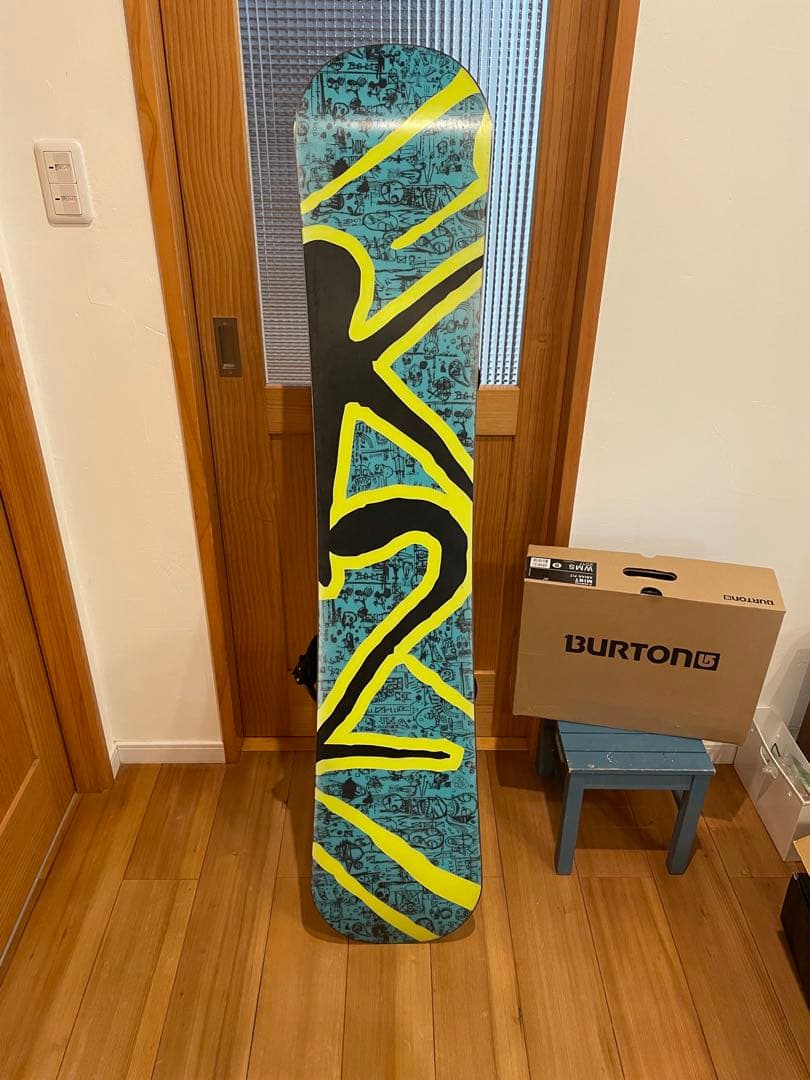 グラトリ入門者セット！！　156cm/新品バインセット　ボードケース付き