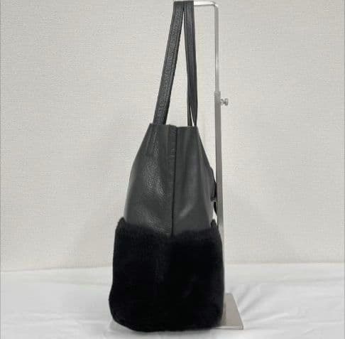 ✨美品✨オーエンバリー ボア トートバッグ レザー シープスキン ムートン