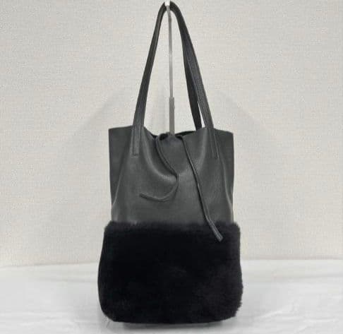 ✨美品✨オーエンバリー ボア トートバッグ レザー シープスキン ムートン
