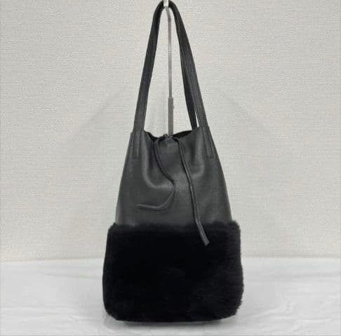 ✨美品✨オーエンバリー ボア トートバッグ レザー シープスキン ムートン