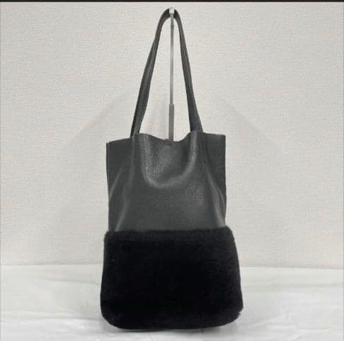 ✨美品✨オーエンバリー ボア トートバッグ レザー シープスキン ムートン