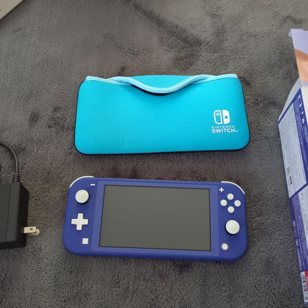 任天堂 Nintendo Switch Lite　ブルー　青　　ケース