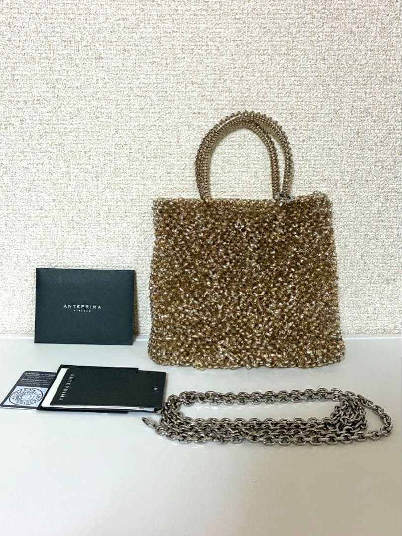 ANTEPRIMA ミニアトゥーラ シルバーゴールド