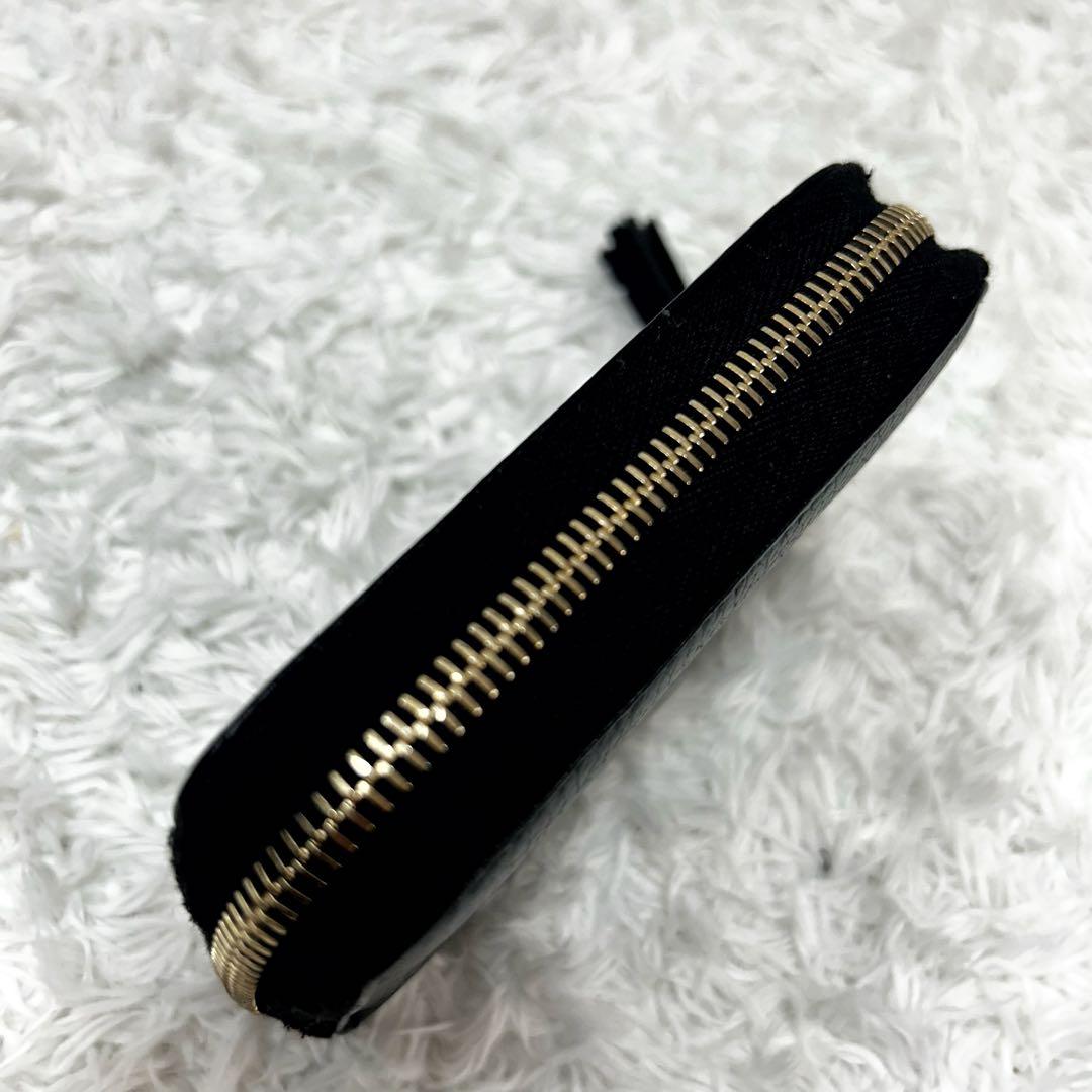 正規品 美品✨GUCCI グッチ　GGソーホー　レザー　コンパクトウォレット　黒