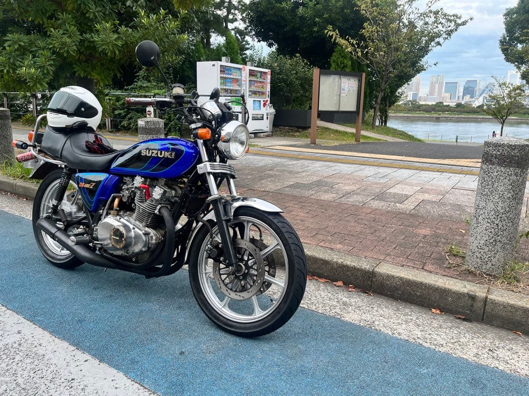 マッキー　銀鈴ステムカバー　GS400L GT380