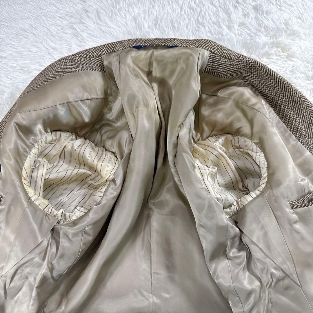 【大きいサイズ】ポロバイラルフローレン ヘリンボーン ツイードジャケット AB6