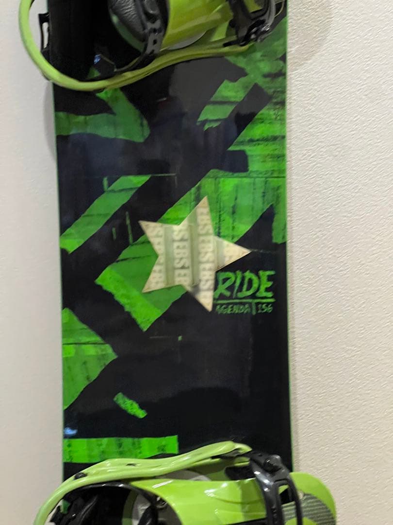 RIDE AGENDA 156 スノーボード flux PR