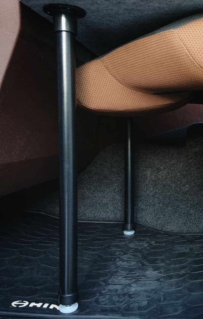 【新品】17プロフィア◆フラット助手席 ブラックレザー◆支柱キット付属