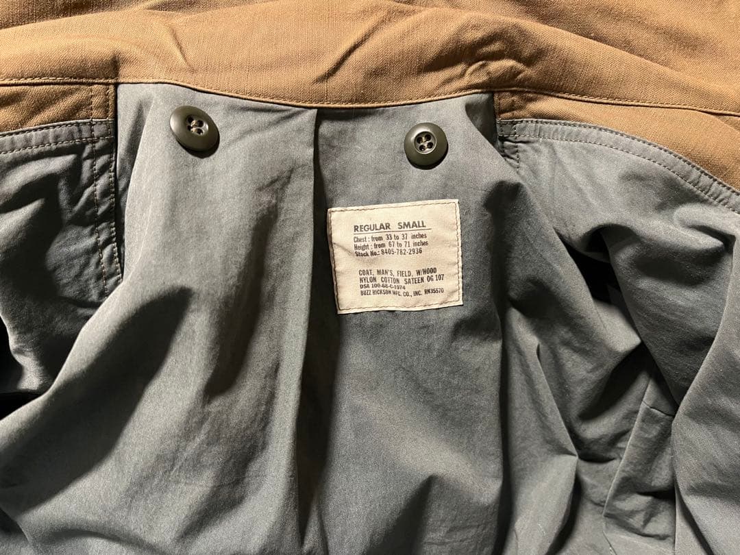 バズリクソンズ　BUZZ RICKSON'S M65 S