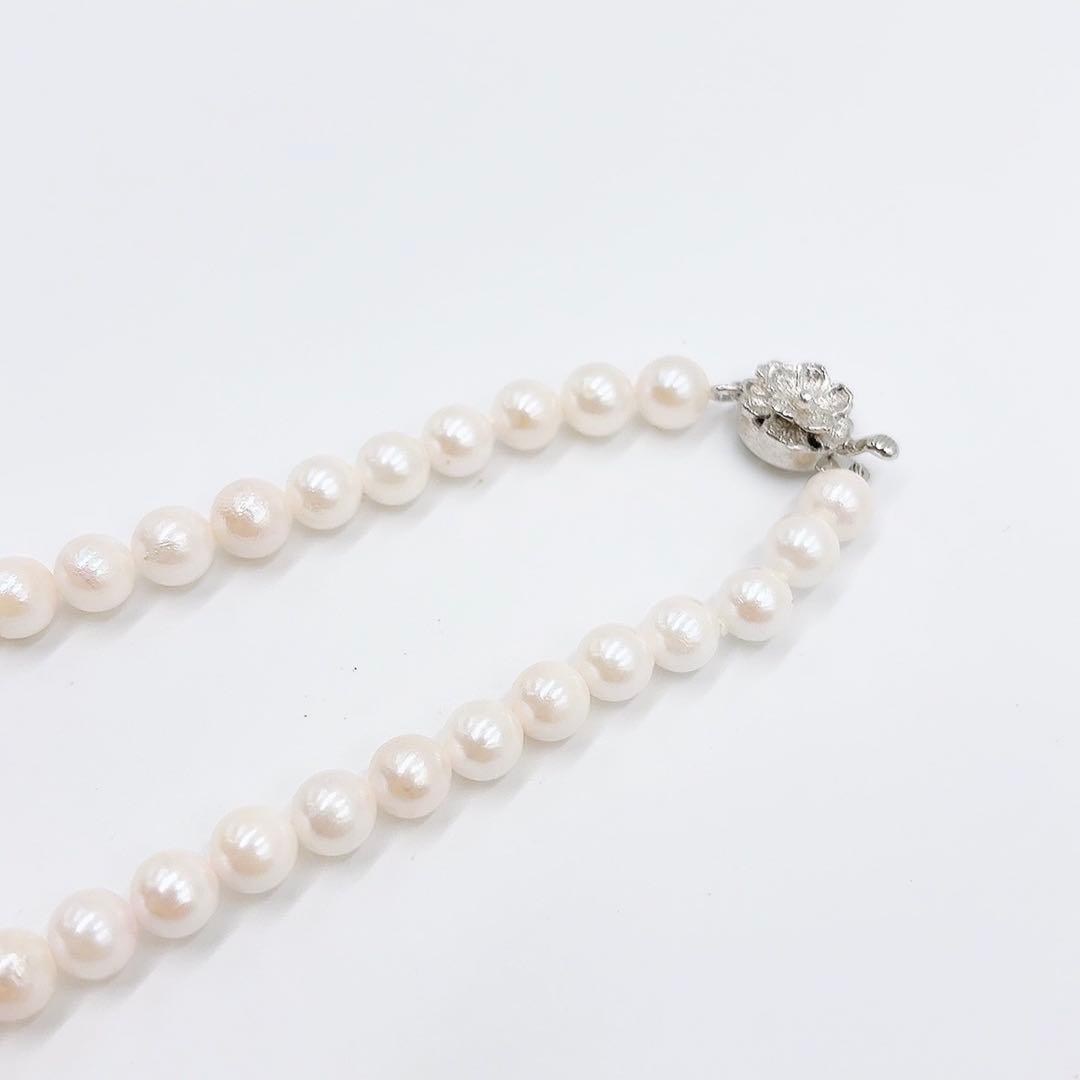 テリ強 あこや真珠 証明書 パールネックレス 6.5〜6.7mm PEARL