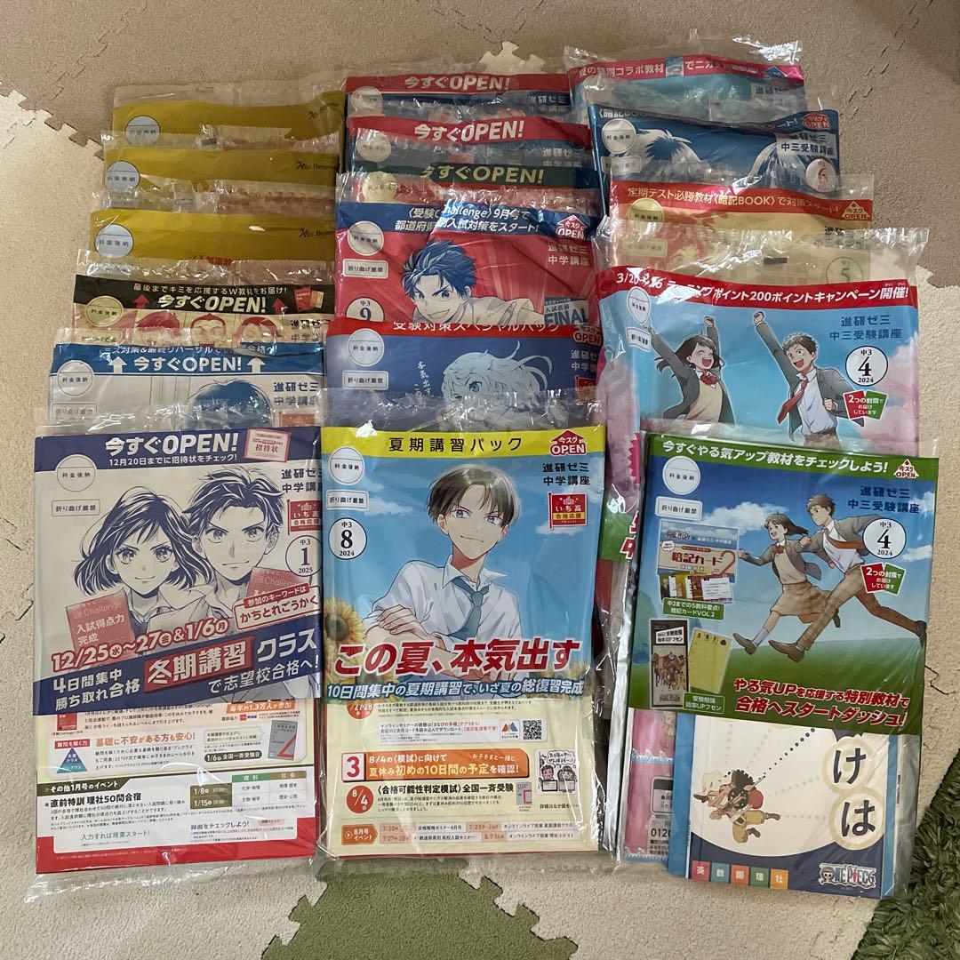 進研ゼミ 中学講座 中3 2024年度