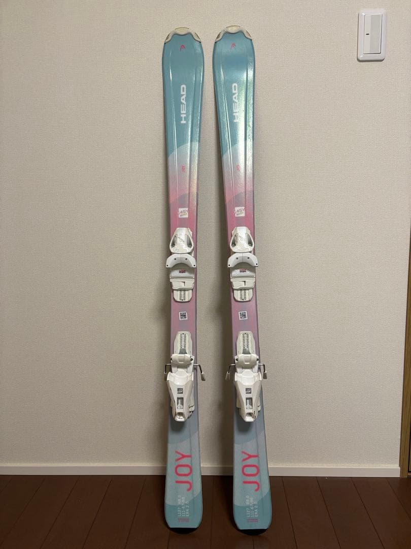 HEAD JOY スキー 青とピンクのグラデーション　127cm