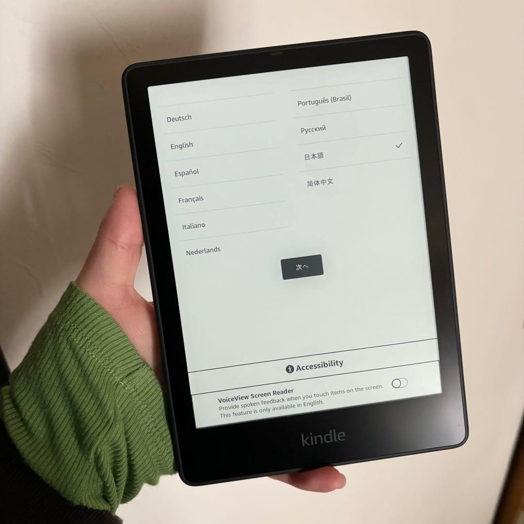 【美品】Kindle シグニチャー エディション純正カバー付