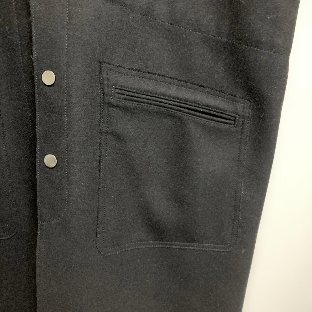 BACCA 黒ダブルクロスヘビーメルトン ミドルベスト36エディション別注色