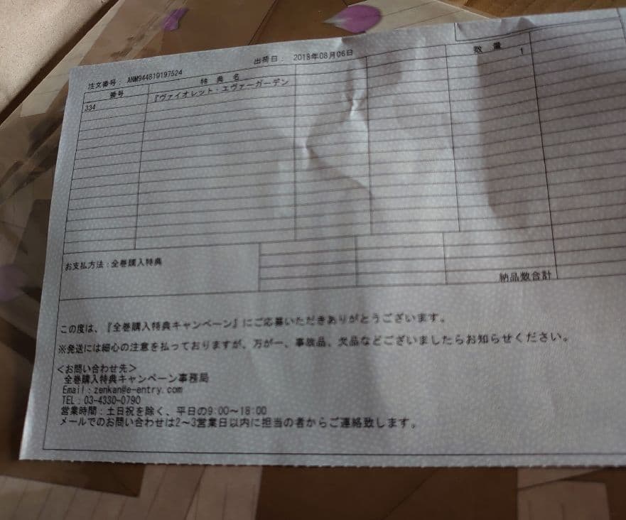 8枚用 ヴァイオレット エヴァーガーデン Amazon特典 LPサイズ収納BOX