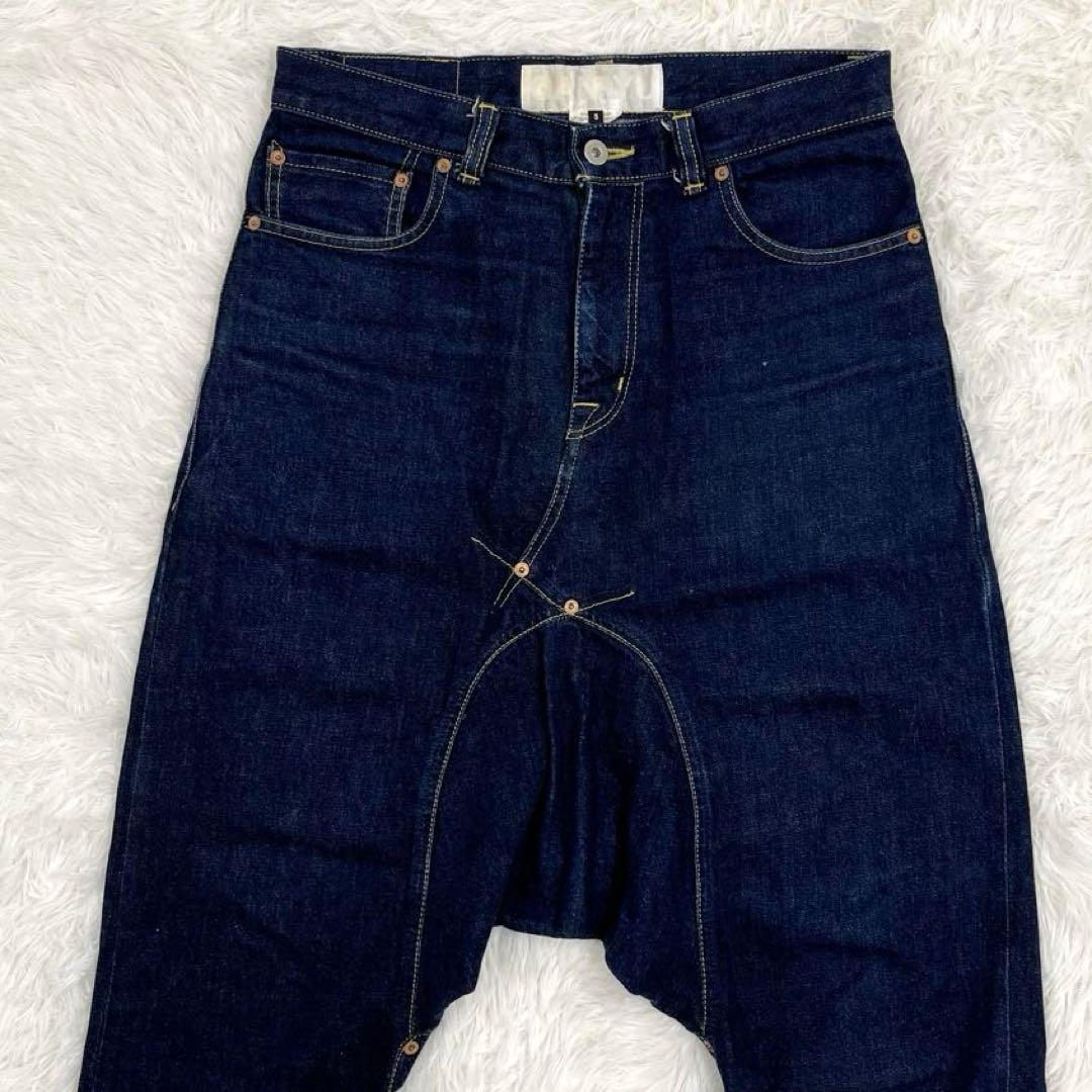 【美品・名作】ガンリュウ・デニムパンツ・サルエルパンツ・2016SS・ロング