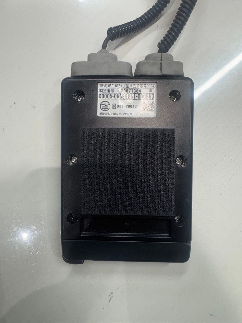 バイク用ETC アンテナ分離型　ミツバ　MITSUBA MSC-BE51