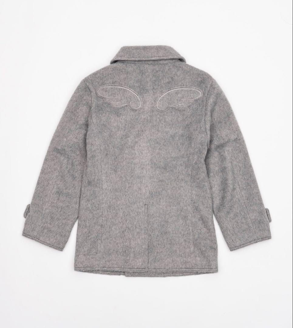 smyeon シャギーコート スミョン ダブルブレストコート