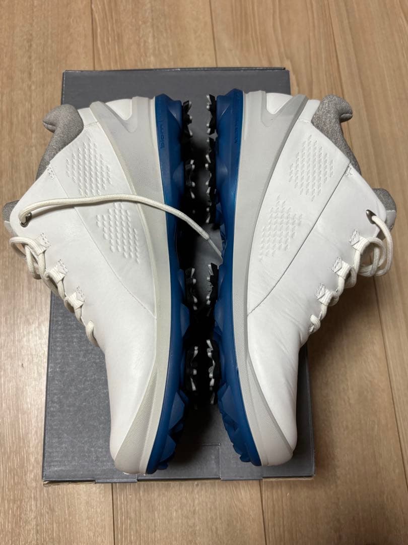 【prin】【未使用】ECCO ゴルフシューズ　ホワイト 26.5センチ