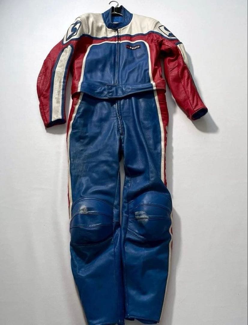 【やじよし】SINISALO レーシングスーツ 上下 54 本革 ツナギ