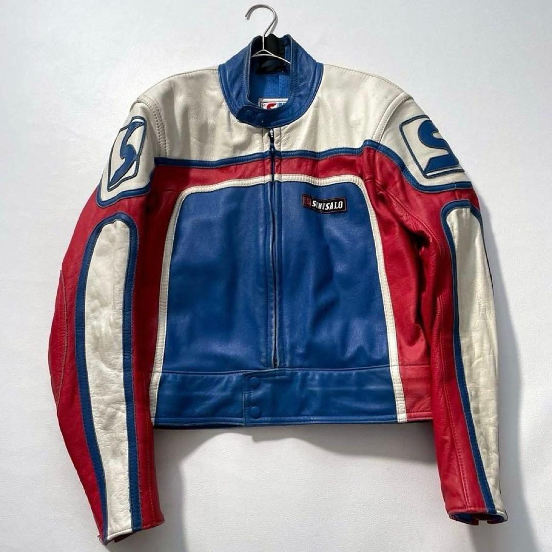 【やじよし】SINISALO レーシングスーツ 上下 54 本革 ツナギ