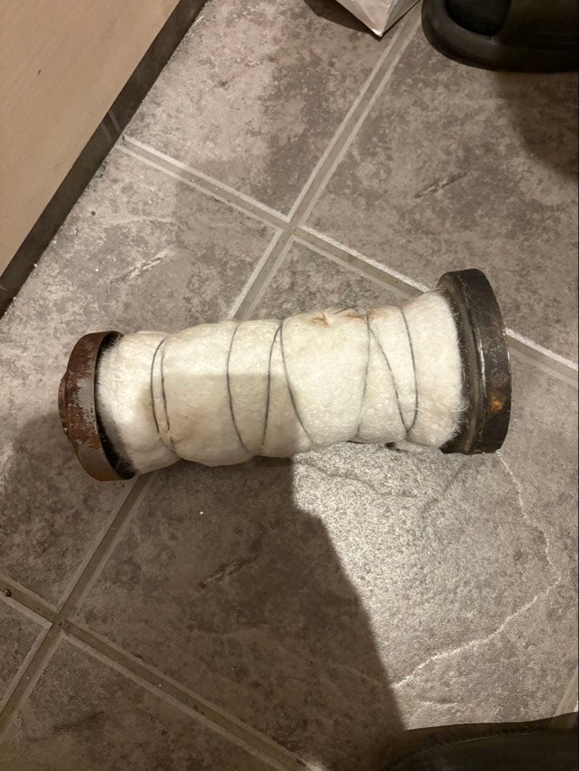 ヤシメガ2マフラーサイレンサー 円筒形マフラー 金属と繊維