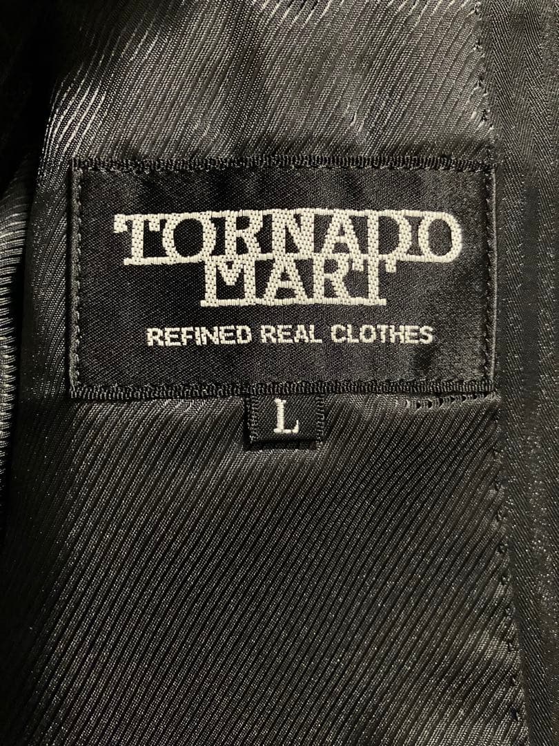 TORNADO MART メンズブラックスーツ上下（Lサイズ）