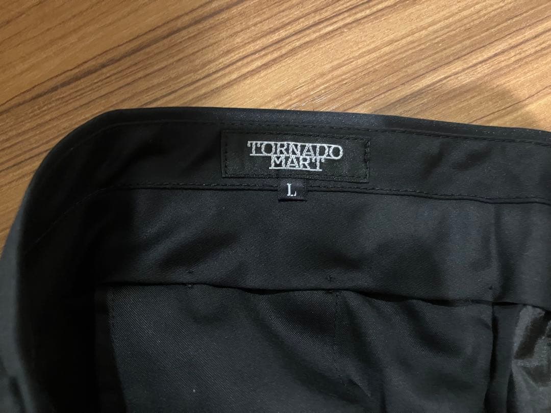 TORNADO MART メンズブラックスーツ上下（Lサイズ）