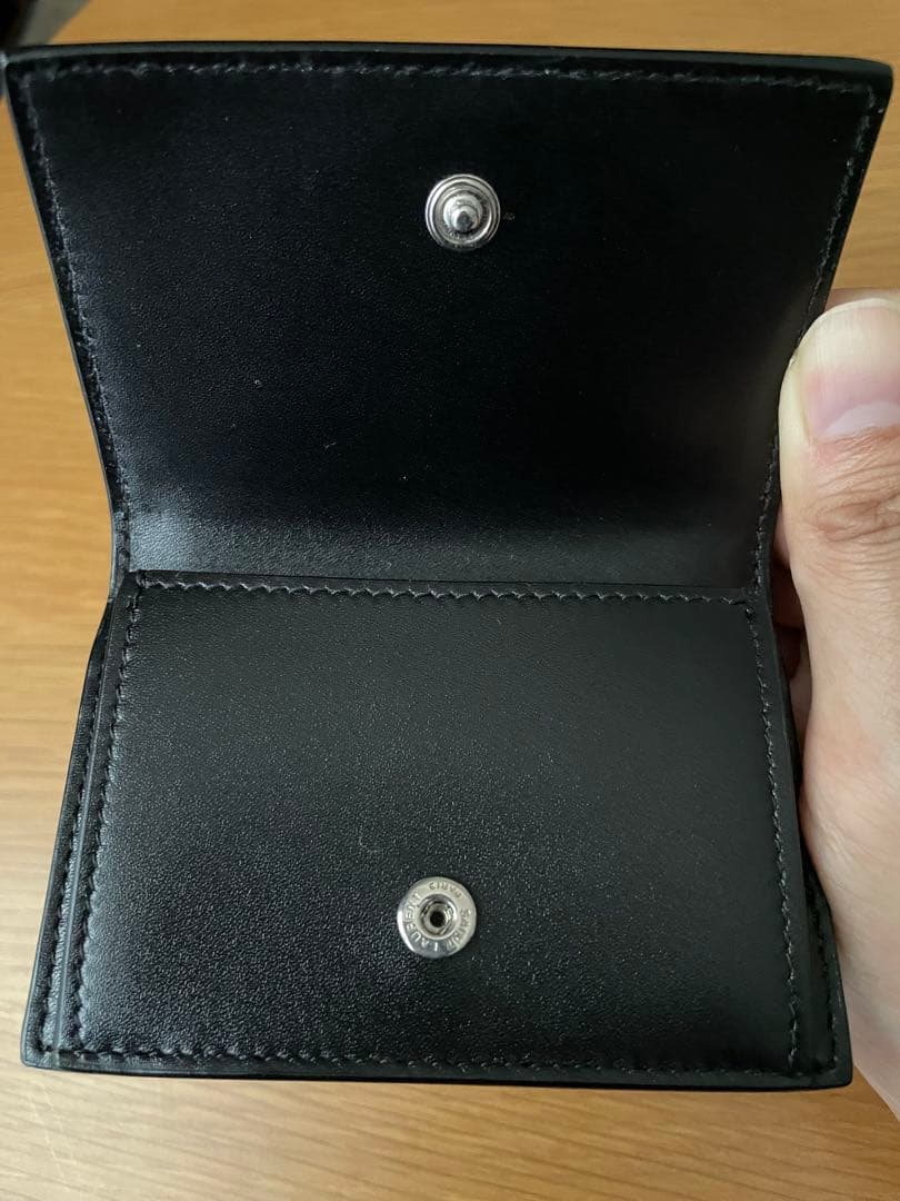 美品⭐️SAINT LAURENT メンズ タイニーウォレット 三つ折り財布