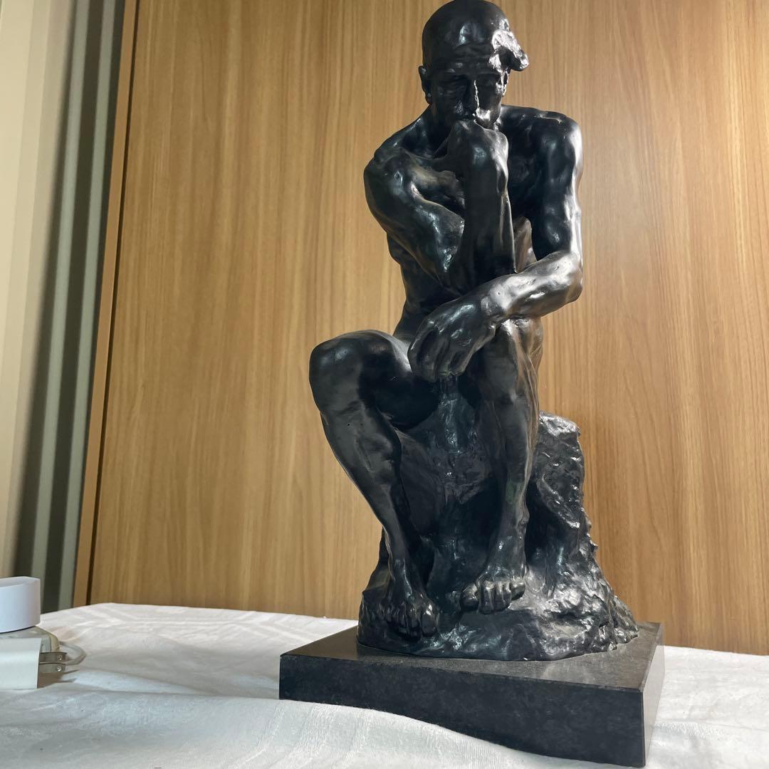 考える人 置物 オブジェ インテリア ヨーロッパ 北欧 アンティーク 高級