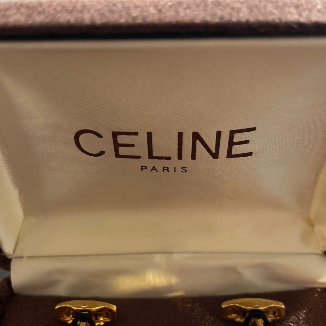 【希少】OLD CELINE セリーヌ コンビ ネクタイピン カフス 3点セット