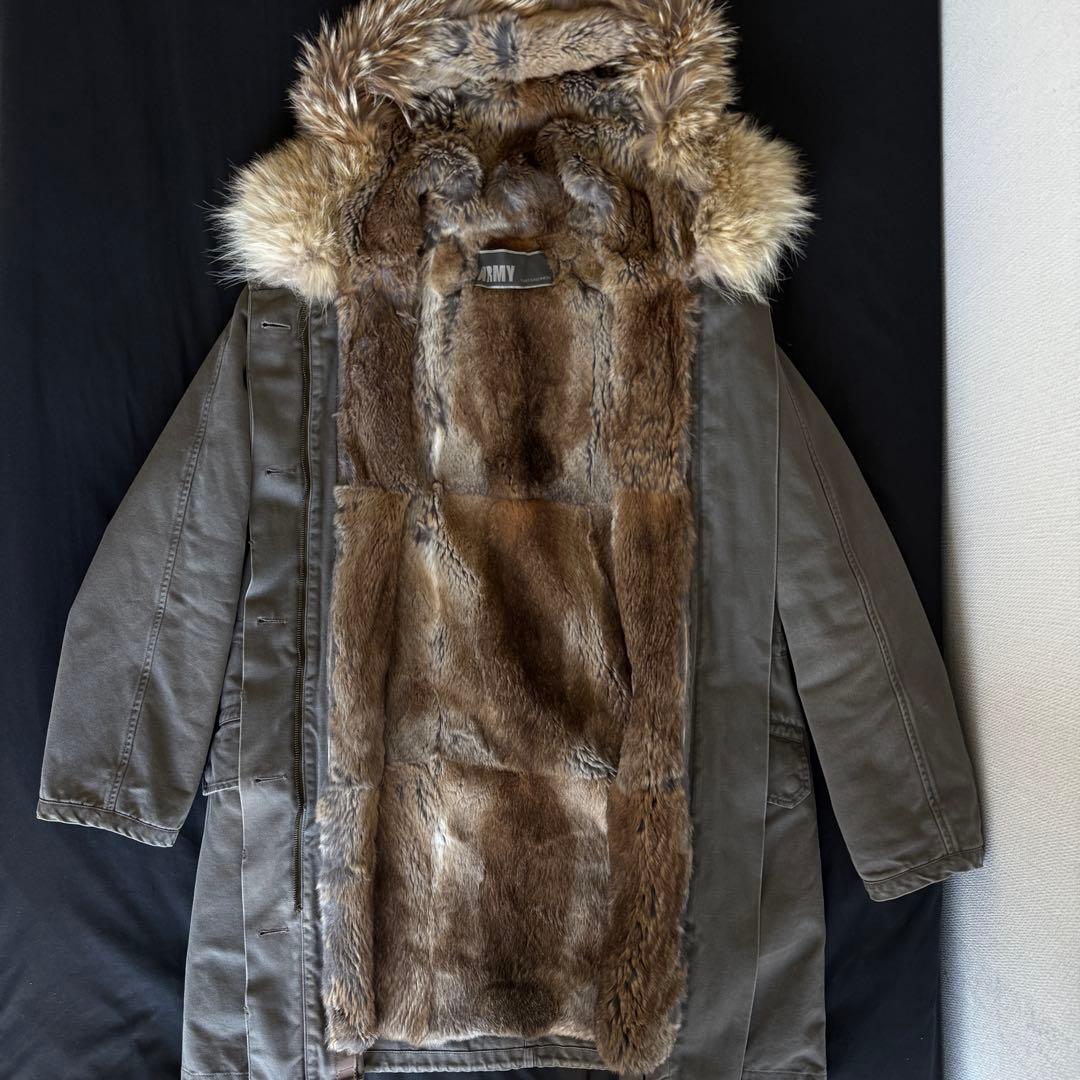 ジャケット・アウター Yves Salomon fur military coat