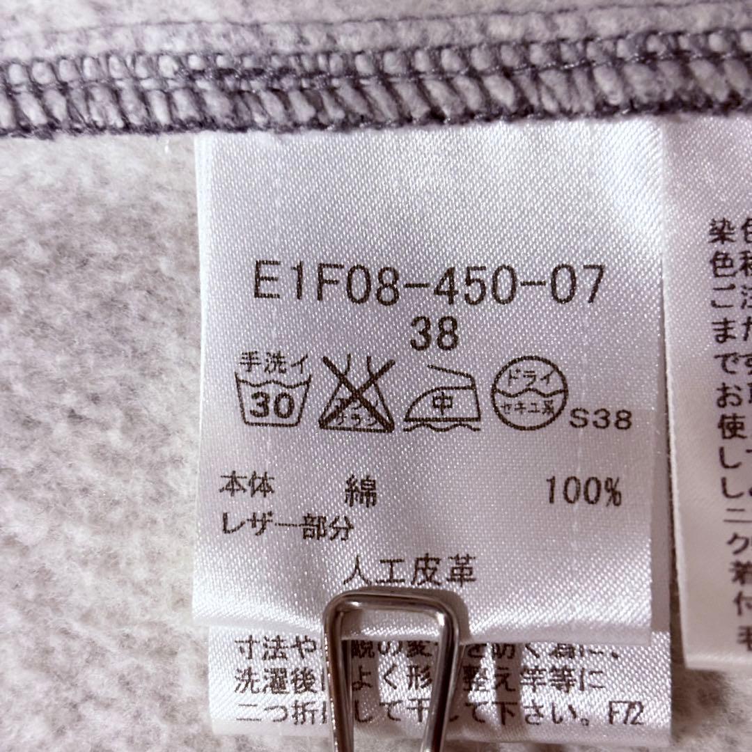 BURBERRY BLUE LABEL ポンチョ ノバチェック ファー 裏起毛