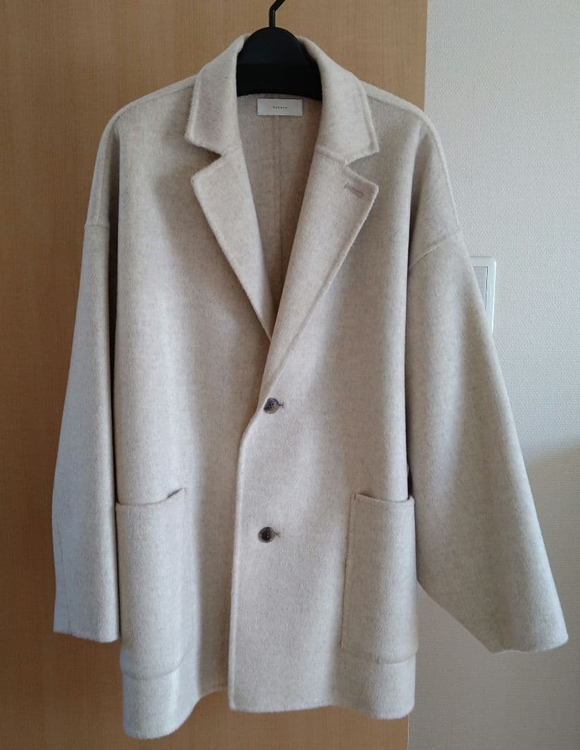 【未使用に近い】かぐれ　ウールテーラードショートコート